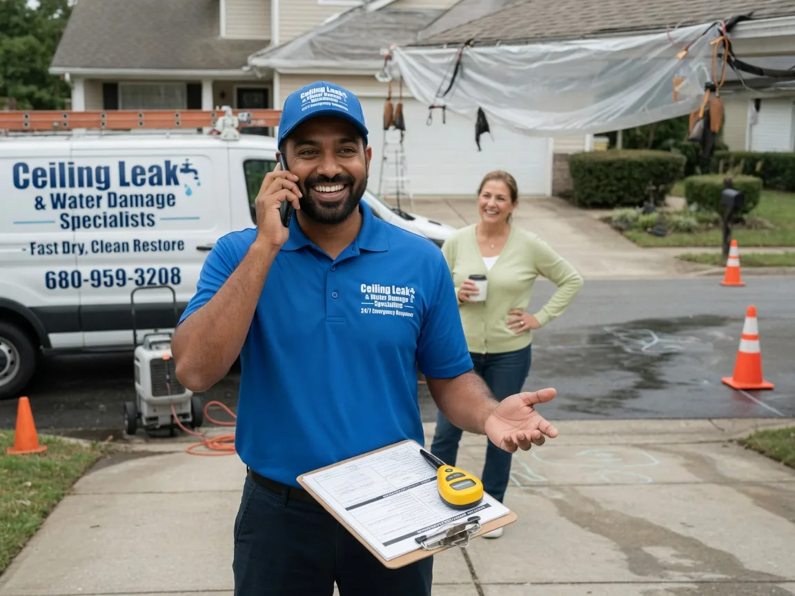 Ceiling Leak Cleanup Young Harris, GA FAQs
